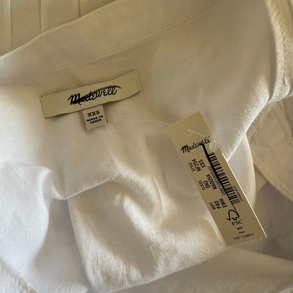 NWT Madewell Lakeline Popover Shirttail Top Size XXS - Picture 7 of 7